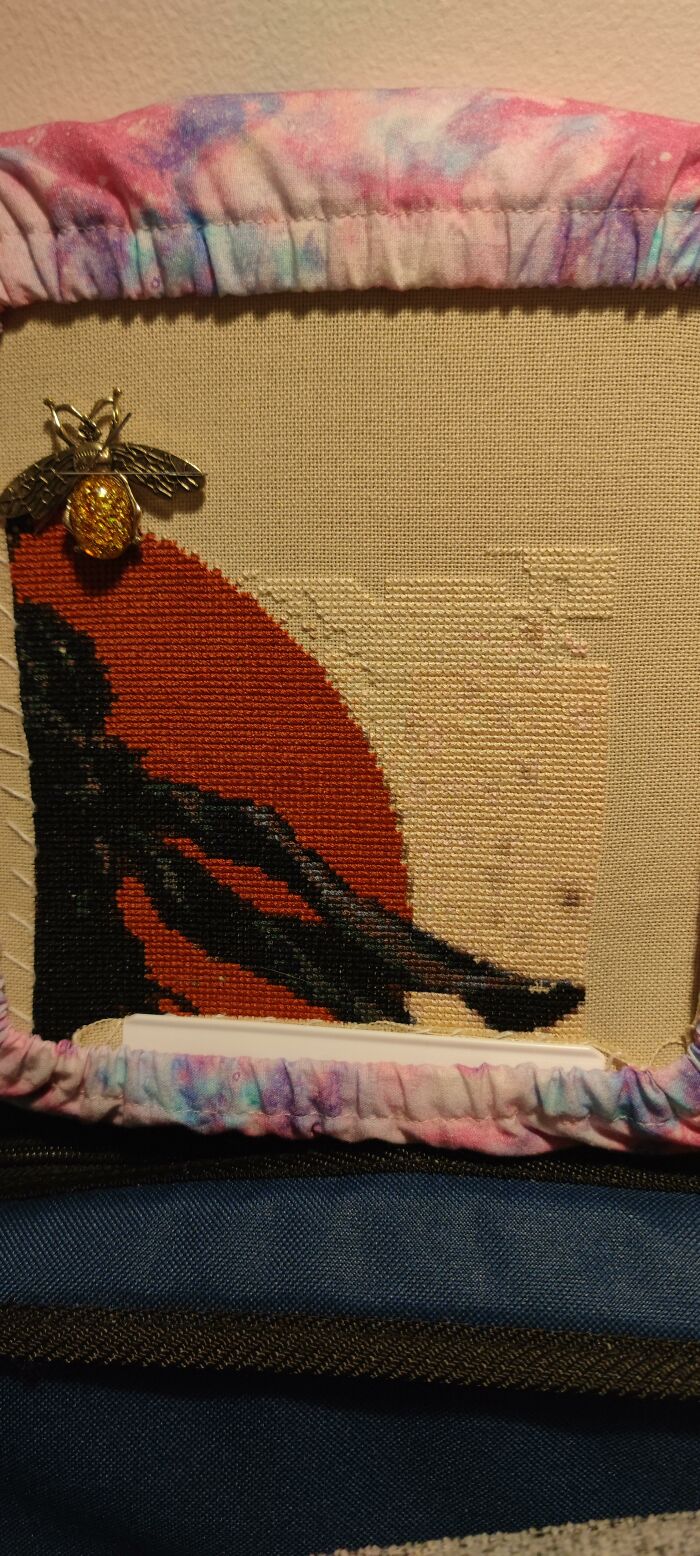 My Cross Stitch Process Of Jin Sakai Took Me 8 Months To Finish