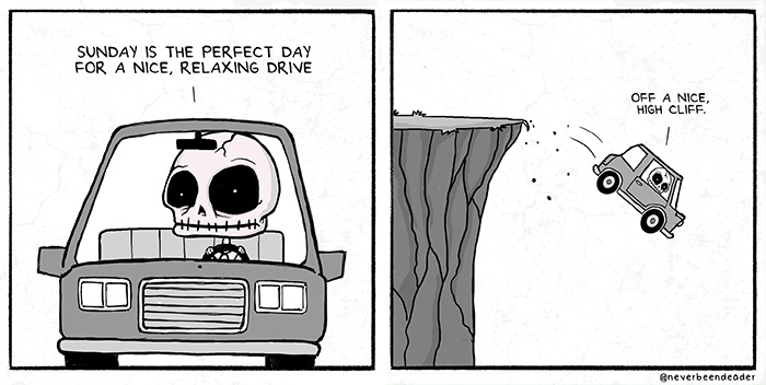 I Run A Web Comic Called "Never Been Deader"