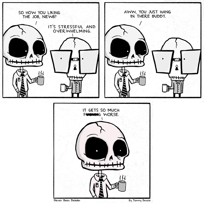 I Run A Web Comic Called "Never Been Deader"