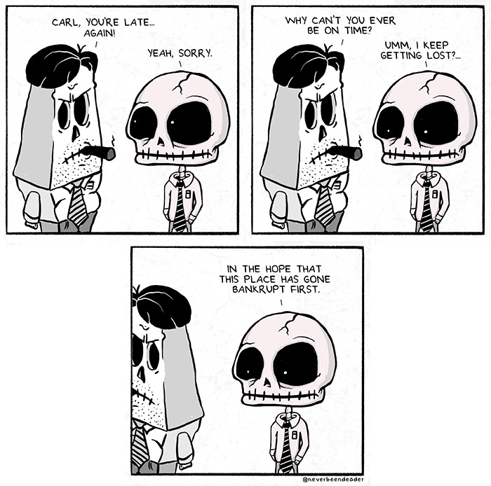 I Run A Web Comic Called "Never Been Deader"