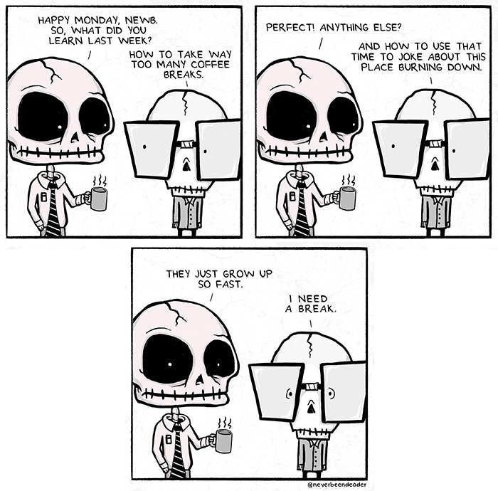 I Run A Web Comic Called "Never Been Deader"