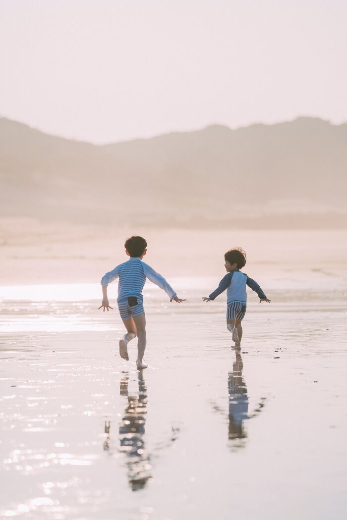 "My Boys At The Beach" By Hui Chuan Su