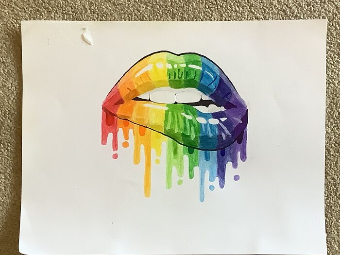 One Of My Favorite Drawing, Colored Pencils, Markers And Sharpie 😁