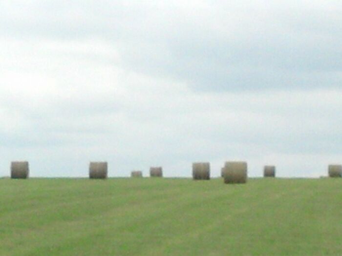 Hay Bales As “Art”