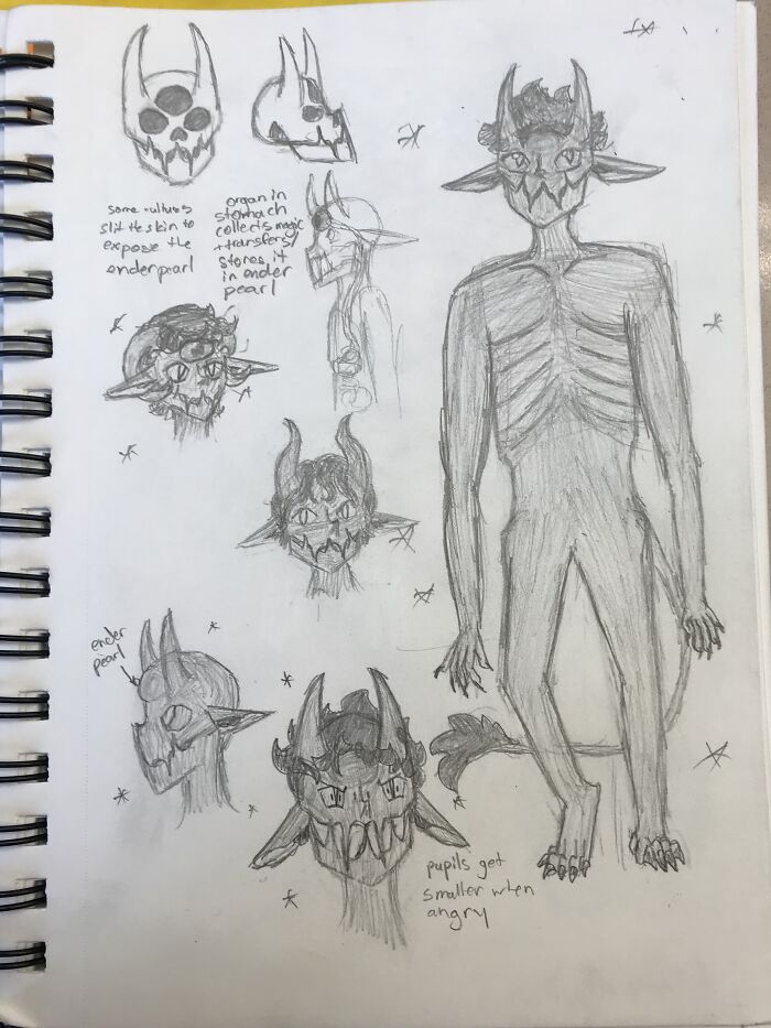 Ok Last One I Promise, But My Design For A Minecraft Enderman