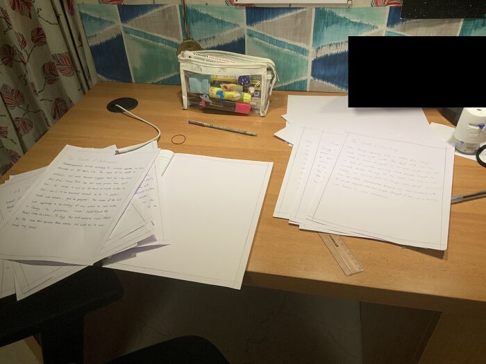 Pulling An All Nighter Trying Ti Finish 2 Projects At Once. Im Niw On A Small Break And Im Tired