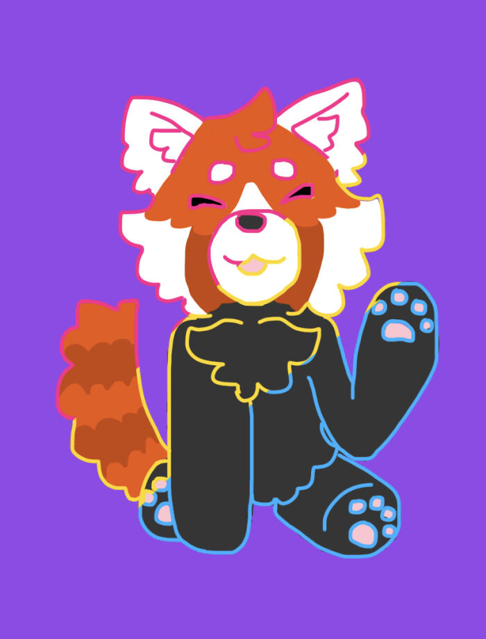 I Drew This A While Ago As My Pfp! It’s A Red Panda