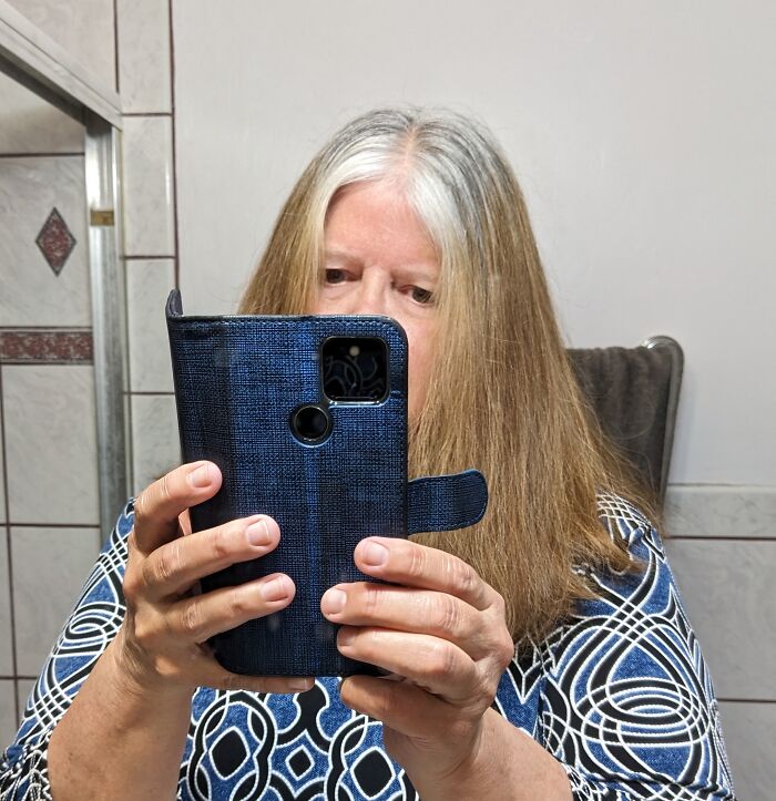 The Sham Is Over. Going Grey! It's Pretty Dry And Time To Take Better Care Of It!