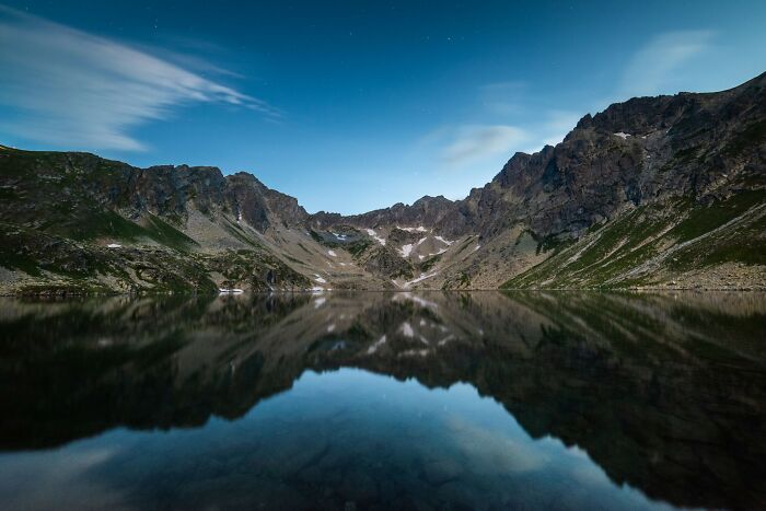 Velke Hincovo Pleso At Night, High Tatras