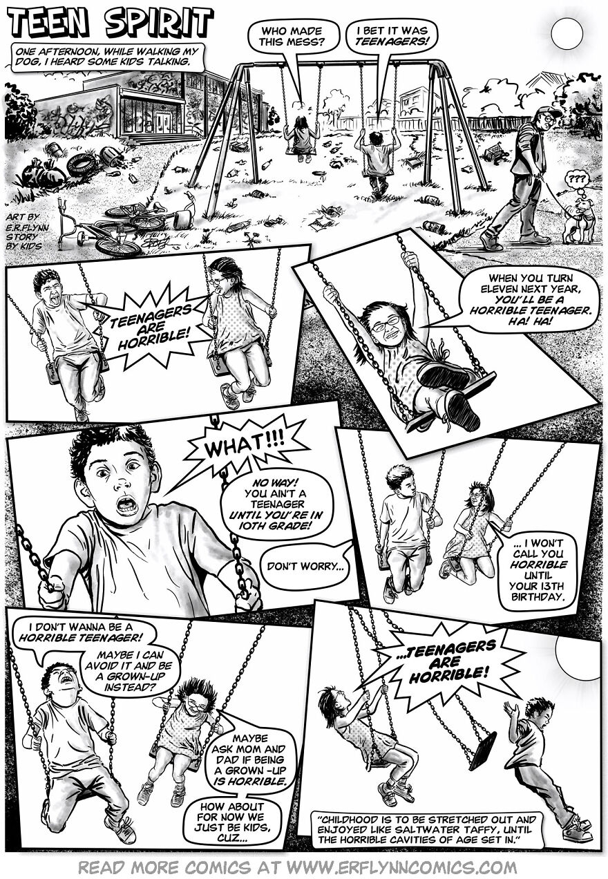 Comic: Teen Spirit (Overheard At The Park)