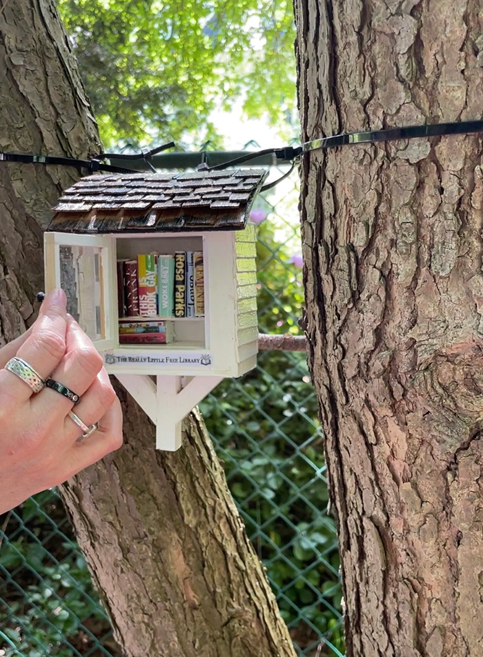 These 12 Miniature Banned Books Can Be Found In A Really Little Free Library That I Made
