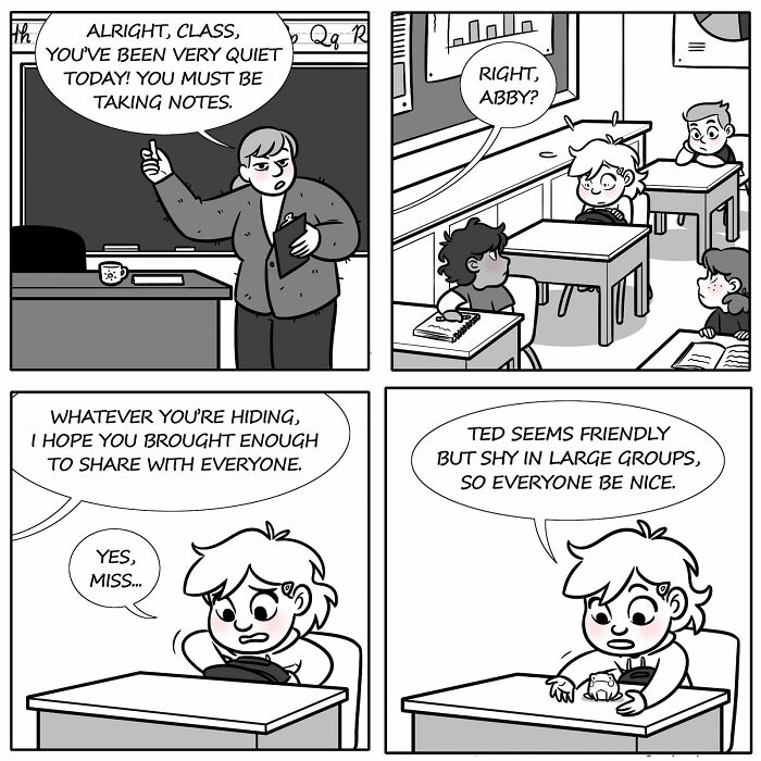 This Artist Makes Comics That Illustrate How Childhood Can Carry The Same Dose Of Drama As Adolescence