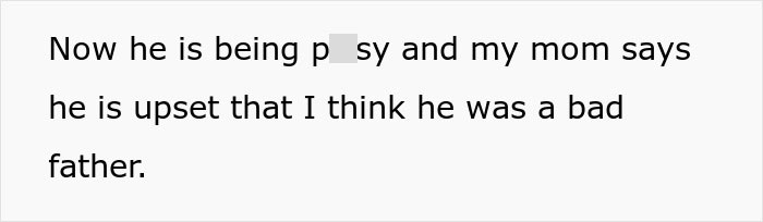Dad Uses His Kids As Props To Make A Point To His Father That He Was Always Emotionally Distant, Upsetting Everyone