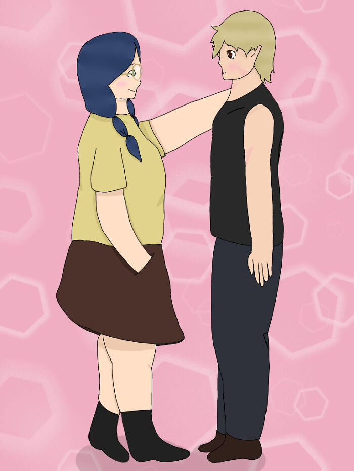 Made Some Huntlow Art, But I Mainly Focus On Making My Wlw Poly Comic! @moonrainart On Insta