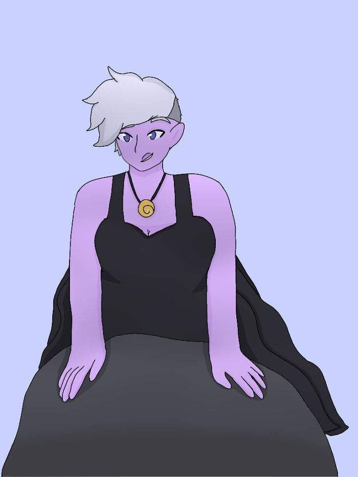 Drew A Younger Version Of Ursula, She Was Originally Designed After A Drag Queen! @moonrainart