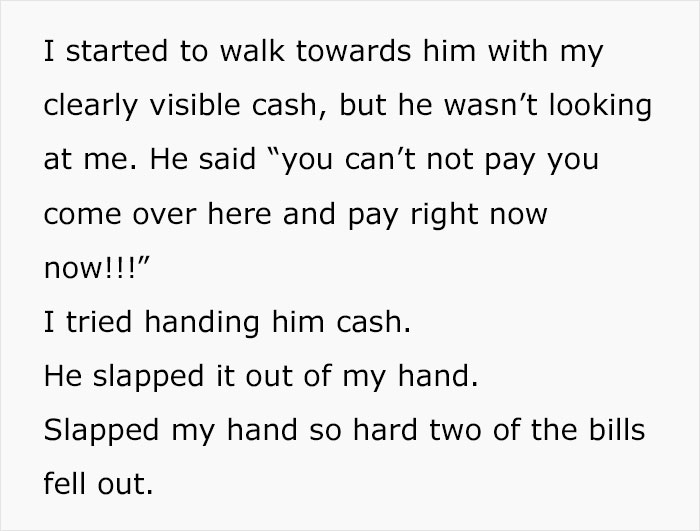 Customer Wants To Pay In Cash, Rude Barber Slaps It Out Of His Hands And Shows Him To The Credit Card Reader And He Maliciously Complies Customer Wants To Pay In Cash, Rude Barber Slaps It Out Of His Hands And Shows Him To The Credit Card Reader And He Maliciously Complies