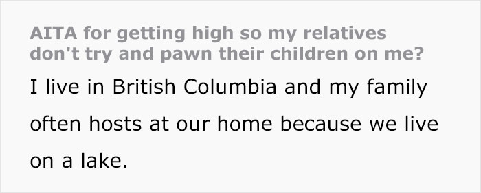 Woman Finds A Way To Stop Her BIL&rsquo;s Family Pawning Their Children On Her, As She Gets High