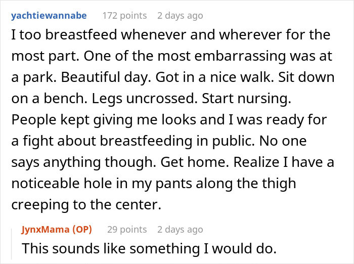 "She Was Just Trying To Clean Out The Extra Milk In Her Mouth": Newborn 'Defends' Mom Being Told Off For Public Breastfeeding