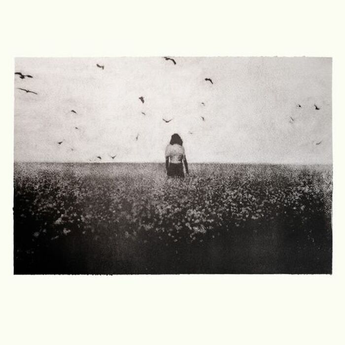 27x40cm Gum Arabic And Pigments On Watercolorpaper