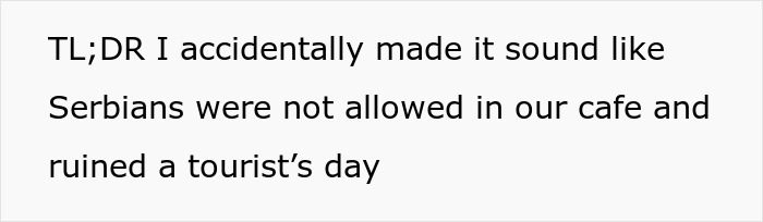 Foreigner Thinks He's Being Kicked Out Of A Coffee Shop Because Of His Ethnicity, Barista Realizes His Mistake Too Late Foreigner Thinks He's Being Kicked Out Of A Coffee Shop Because Of His Ethnicity, Barista Realizes His Mistake Too Late