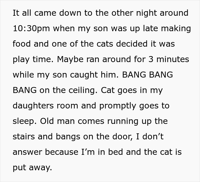 Ultra-Sensitive Elderly Couple Go Berserk Every Time Their Upstairs Neighbor Makes A Noise, To The Point Of Calling Cops Over A Microwave