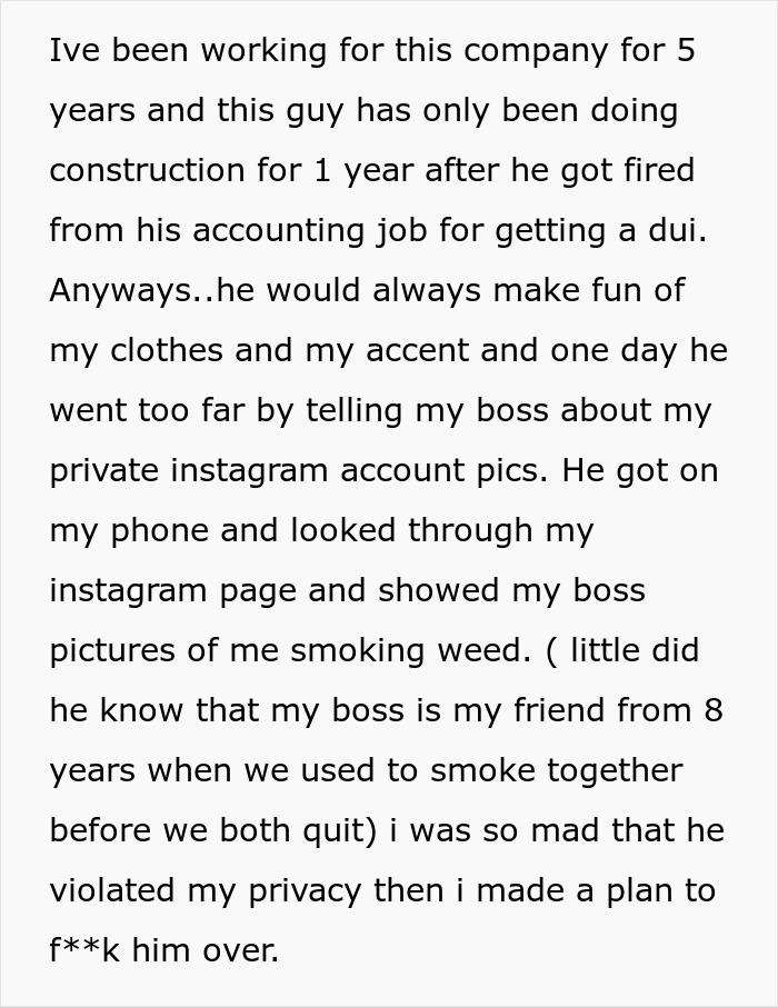 Person Gets Rid Of Annoying Coworker By Planting A Fake Treasure For Him To Find, Then Watches Him Quit And Burn All Bridges Person Gets Rid Of Annoying Coworker By Planting A Fake Treasure For Him To Find, Then Watches Him Quit And Burn All Bridges