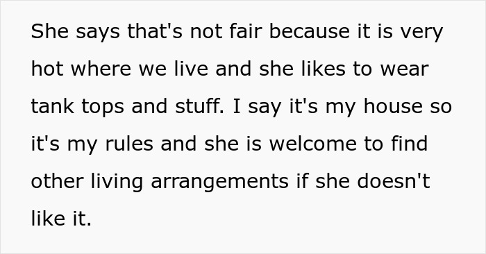 Text of a conversation about house rules, tattoos, and living arrangements between a mom and her daughter. Text of a conversation about house rules, tattoos, and living arrangements between a mom and her daughter.