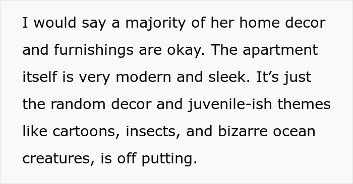 Guy Is Too Embarrassed To Let Anyone See Girlfriend's 'Childish' Apartment, Drama Ensues