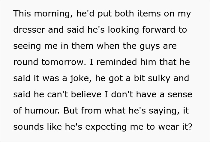 &ldquo;I Was So Confused&rdquo;: Wife Wonders If She&rsquo;s A Jerk For Refusing To Wear Husband&rsquo;s &ldquo;Hilarious&rdquo; Yet Humiliating Gift