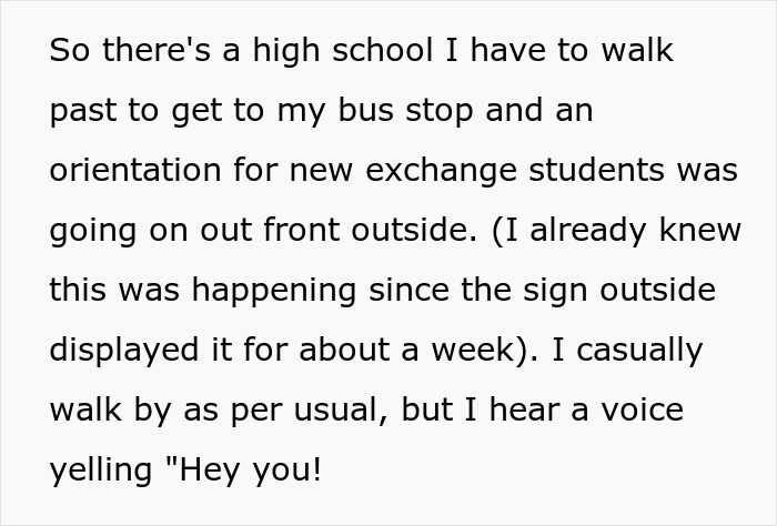 Teacher Assumes This 20 Y.O. College Student Is One Of Her Exchange Students And Grabs Their Arm When They Disobey Instructions Teacher Assumes This 20 Y.O. College Student Is One Of Her Exchange Students And Grabs Their Arm When They Disobey Instructions
