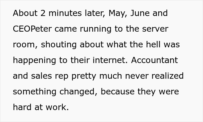 IT Guy Takes Internet Down For The Whole Company As Owners Want Employees To Be 'More Productive'