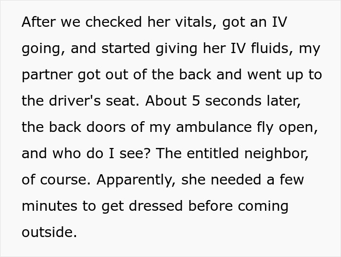 "An Entitled Mother Rips Open The Doors Of My Ambulance, And It Does Not End Well For Her" "An Entitled Mother Rips Open The Doors Of My Ambulance, And It Does Not End Well For Her"