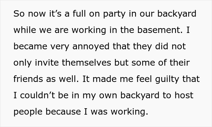 Woman Blamed For Being &ldquo;Unwelcoming&rdquo; For Sitting Inside While Uninvited Guests Have A Party In Her Pool