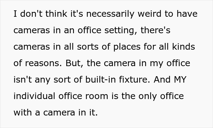 Boss Hides A Camera In New Hire&rsquo;s Office, Doesn&rsquo;t Realize She Found It On Day 1 After His Oddly Specific Remarks Roused Her Suspicions