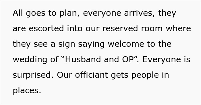 &ldquo;[Am I The Jerk] For Taking Away Everyone&rsquo;s Chance To Be Involved With The Wedding?&rdquo;