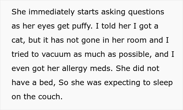 Person Gets Bashed By Cat-Allergic Ex-Roomie For Getting A Cat Before She Was Able To Gather The Rest Of Her Things