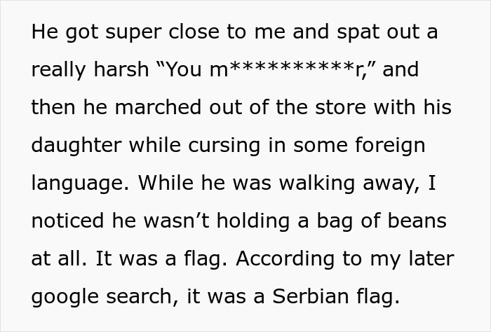 Foreigner Thinks He's Being Kicked Out Of A Coffee Shop Because Of His Ethnicity, Barista Realizes His Mistake Too Late Foreigner Thinks He's Being Kicked Out Of A Coffee Shop Because Of His Ethnicity, Barista Realizes His Mistake Too Late
