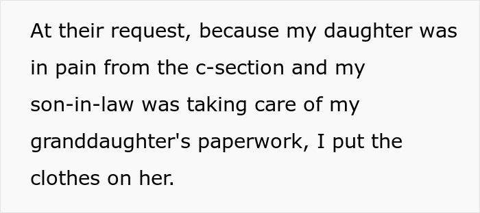 Mother Left ‘Lost’ And ‘Heartbroken’ When Daughter’s Newborn Is Dressed In A Designer Outfit Instead Of Her Handmade Set Mother Left ‘Lost’ And ‘Heartbroken’ When Daughter’s Newborn Is Dressed In A Designer Outfit Instead Of Her Handmade Set
