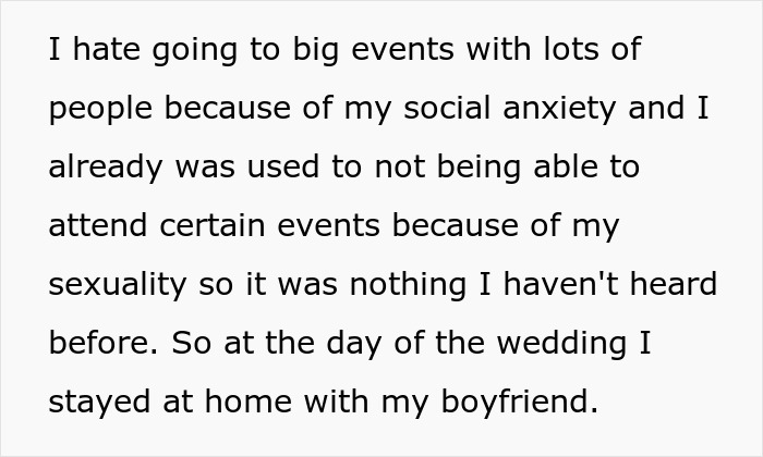 “Two Fronts Formed”: A Man’s Absence From A Wedding Causes Chaos, As The Reason He Didn’t Attend Splits The Family “Two Fronts Formed”: A Man’s Absence From A Wedding Causes Chaos, As The Reason He Didn’t Attend Splits The Family