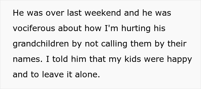 Dad Uses His Kids As Props To Make A Point To His Father That He Was Always Emotionally Distant, Upsetting Everyone