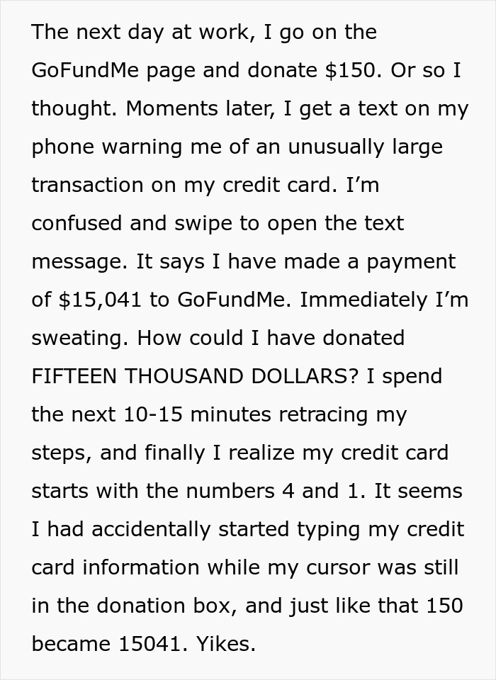 Guy Accidentally Sends A Poor Community A $15,041 Donation Instead of $150, Chaos Ensues