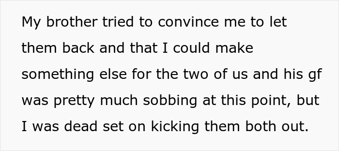 "[Am I The Jerk] For Yelling At My Brother&rsquo;s Pregnant Girlfriend And Kicking Them Both Out Of My House After She Threw Away My Food?"