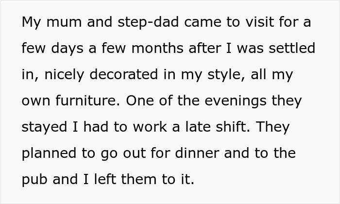 Woman Finally Buys Her Own Flat, But Her Mother Rearranges All The Furniture, So She Does The Same To Her House