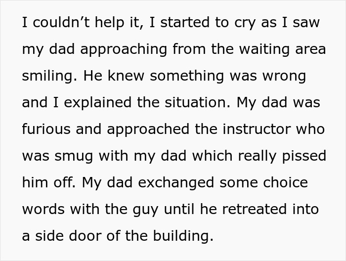 16 Y.O. In Tears After Driving Instructor Purposefully Fails Him By Ignoring Request To Buckle Up