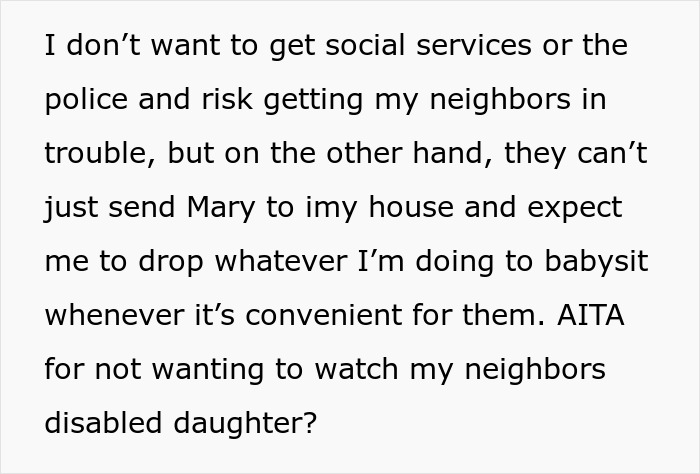 500 Lb Woman With Special Needs Is Too Violent To Be Enrolled In Day Programs, So Her Parents Drop Her Off At Neighbor’s To Be Babysat Without Warning 500 Lb Woman With Special Needs Is Too Violent To Be Enrolled In Day Programs, So Her Parents Drop Her Off At Neighbor’s To Be Babysat Without Warning
