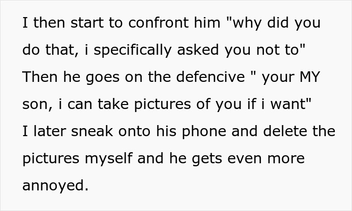 &ldquo;[Am I The Jerk] For Accessing My Dad&rsquo;s Phone And Deleting A Picture Of Me?&rdquo; 