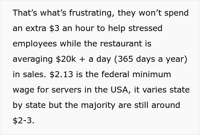 Employee Shares The Truth About Restaurants Being &lsquo;Short-Staffed&rsquo; Due To Lack Of Hiring, Not Because &lsquo;No One Wants To Work&rsquo;