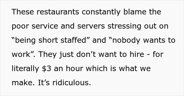 Employee Shares The Truth About Restaurants Being &lsquo;Short-Staffed&rsquo; Due To Lack Of Hiring, Not Because &lsquo;No One Wants To Work&rsquo;