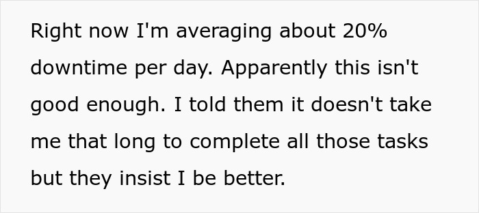 “I Got Reprimanded”: Worker Gets Called Out For Being Faster Than Others, So She Maliciously Complies With New Orders “I Got Reprimanded”: Worker Gets Called Out For Being Faster Than Others, So She Maliciously Complies With New Orders