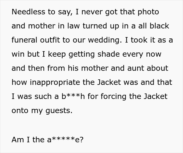 Bride Comes Up With A Brilliant Punishment For Anyone Who Shows Up In White To The Wedding After Seeing What MIL Plans On Wearing Bride Comes Up With A Brilliant Punishment For Anyone Who Shows Up In White To The Wedding After Seeing What MIL Plans On Wearing